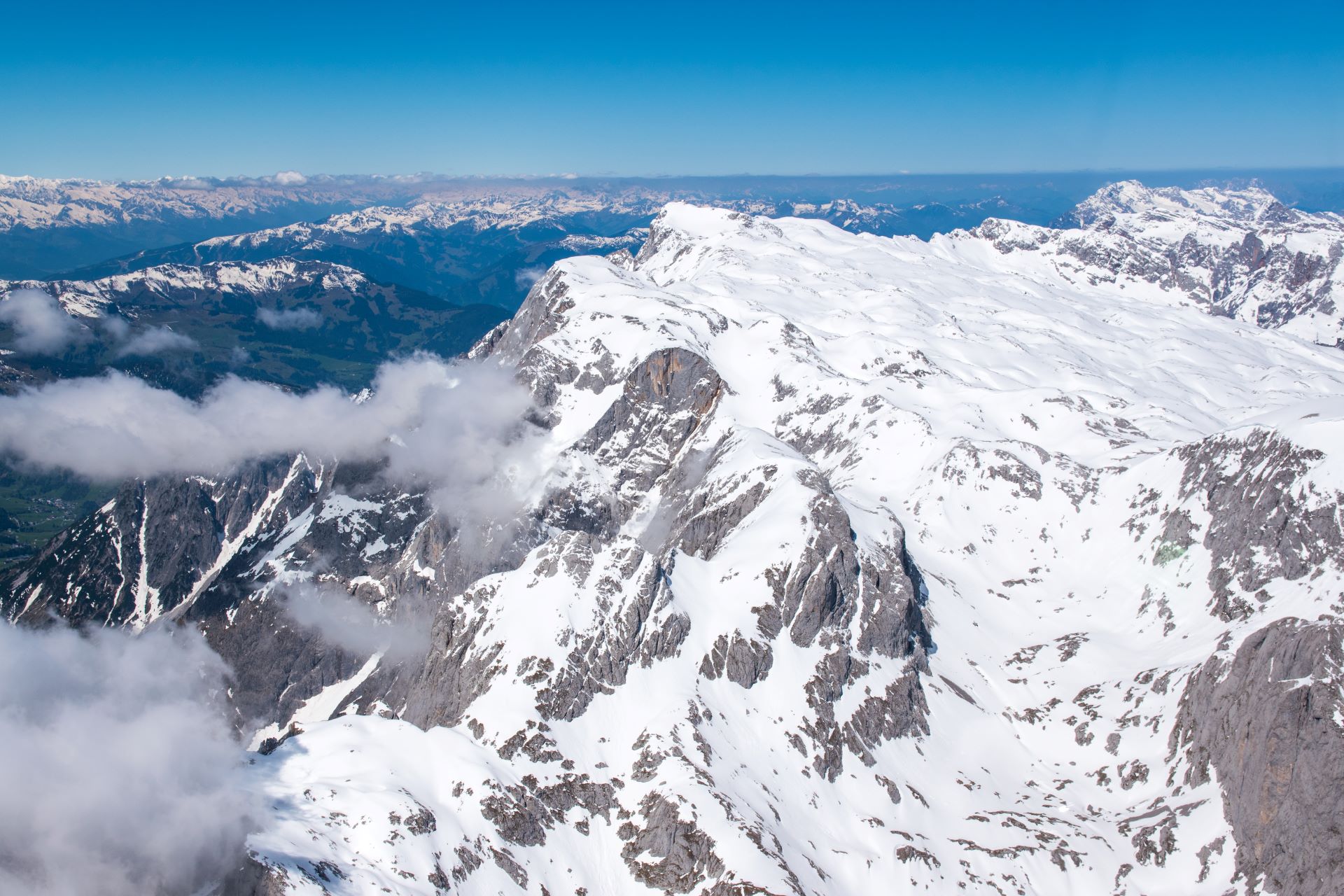 Flugstunde Alpentour, Überflug des Hochkönig