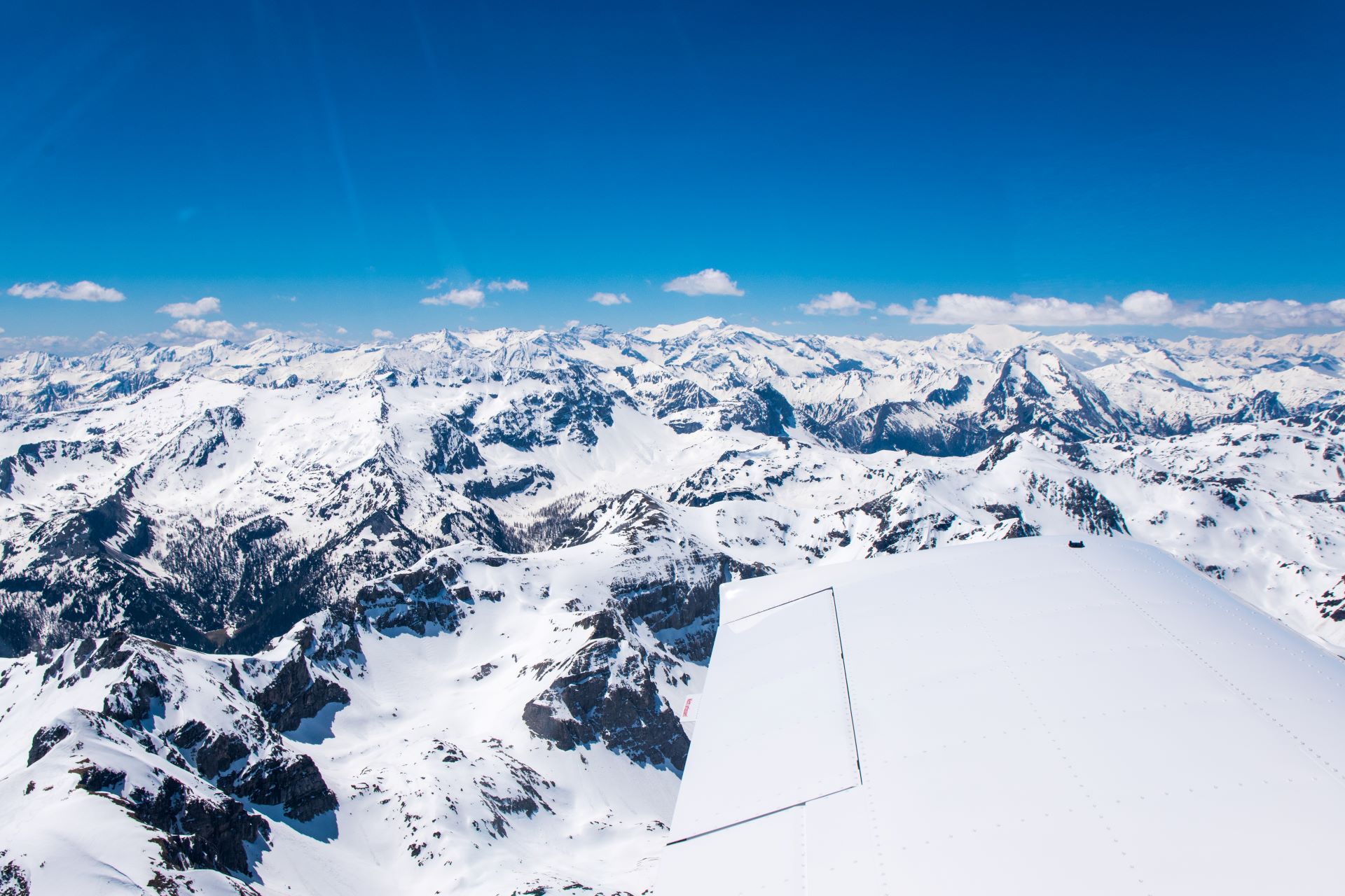 Flugstunde Alpentour, beeindruckender Ausblick auf die Obertauern