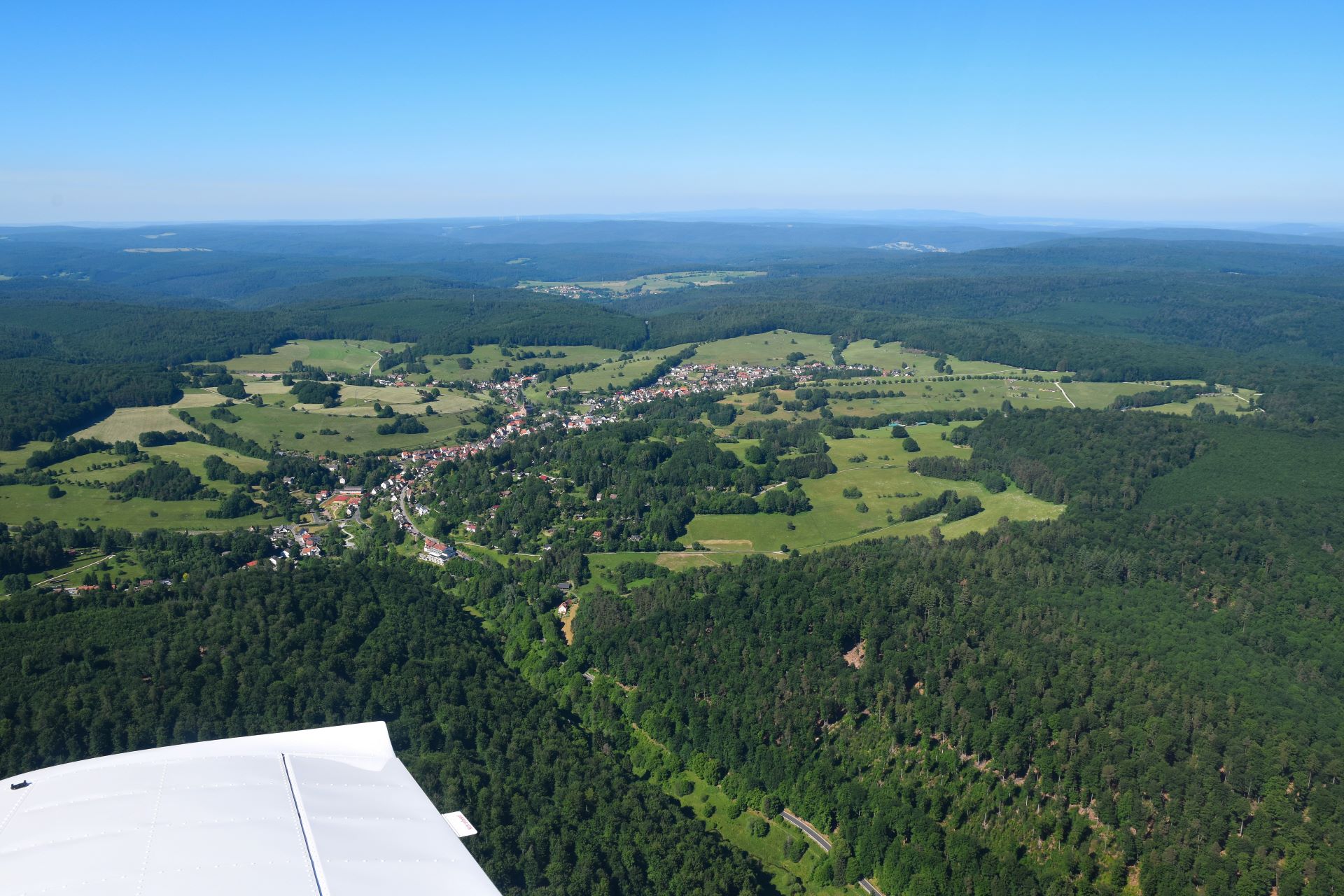 Flugstunde Tour - Mit dem Ultraleichtflugzeug in die Rhön über den Spessart