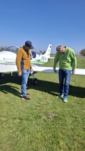 Florian beim Aussencheck